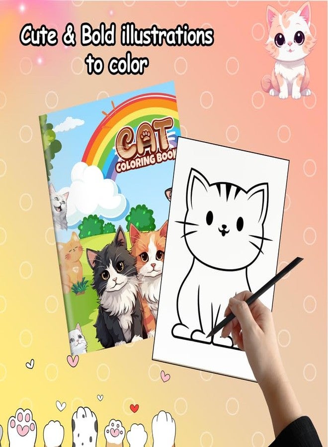 Sakuya Animals Coloring Book for Kids | Animal Coloring Page for Toddlers | Fun Activity for Boys and Girls |Baby Shower Activities-Cat - Image 4